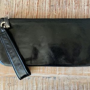 Hobo leather clutch